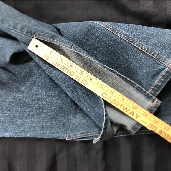 90s Full Length Denim Skirt - Picture 5 of 9